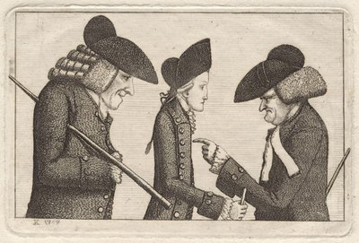 Henry Home, Lord Kames; Hugo Arnot; James Burnett, Lord Monboddo di John Kay da John Kay