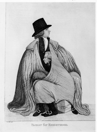 Brevetto per la cavalleria: Henry Dundas e Sir James Stirling, 1792 da John Kay