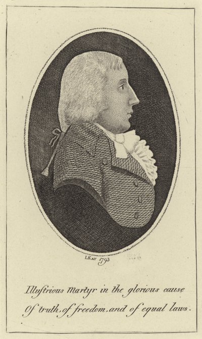 Ritratto di Thomas Muir da John Kay