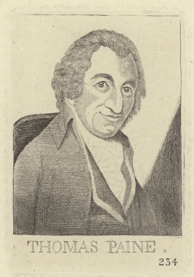 Ritratto di Thomas Paine da John Kay