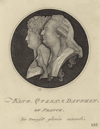 Il Re, la Regina e il Delfino di Francia da John Kay