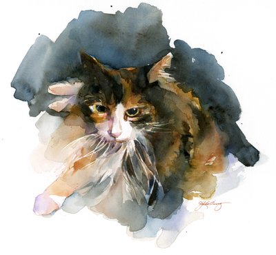 Gatto calico da John Keeling