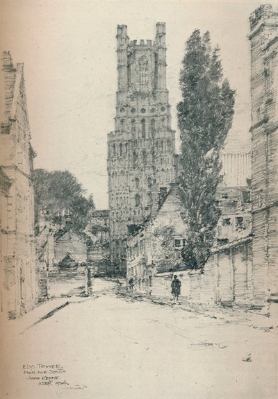 Torre di Ely, dal sud, 1924 da John Keppie