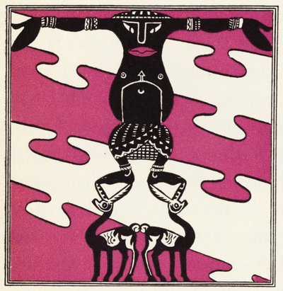 Abbellimento per La Storia di Aladino e la Lampada Meravigliosa (litografia a colori) da John Kettelwell