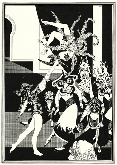 Illustrazione per La storia di Aladino e la lampada meravigliosa (litografia) da John Kettelwell