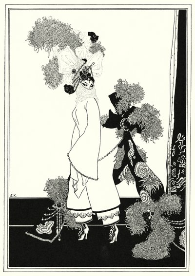 Illustrazione per La storia di Aladino e la lampada meravigliosa (litografia) da John Kettelwell