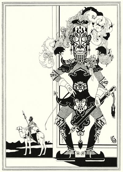 Illustrazione per La storia di Aladino e la lampada meravigliosa (litografia) da John Kettelwell