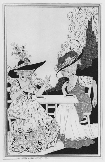 Illustrazione per The Way of the World di William Congreve da John Kettelwell
