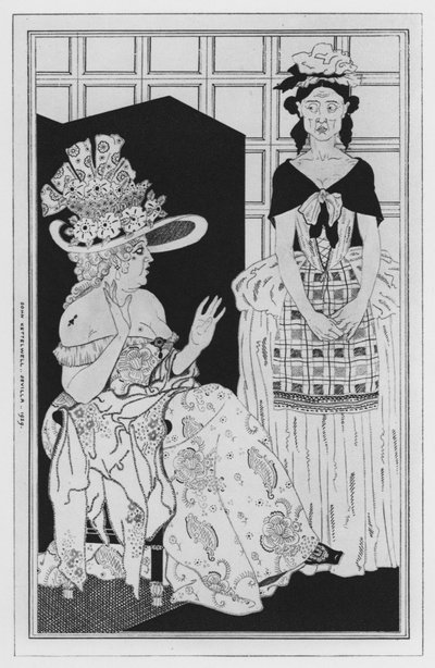 Illustrazione per La Via del Mondo di William Congreve da John Kettelwell