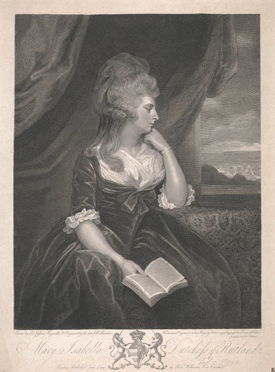 Mary Isabella Manners (nata Somerset), Duchessa di Rutland da John Keyse Sherwin