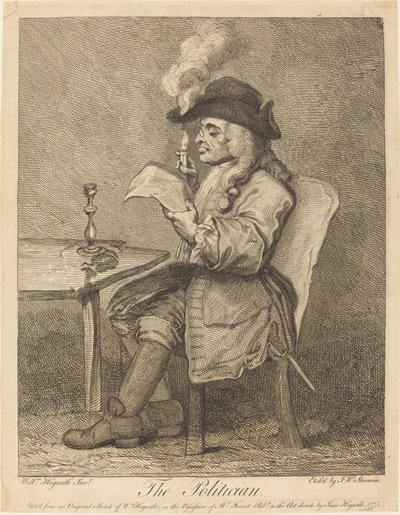 Politico da John Keyse Sherwin after William Hogarth