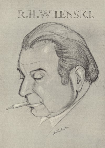 R H Wilenski, critico d