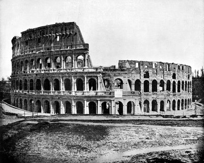 Esterno del Colosseo, Roma, 1893 da John L. Stoddard