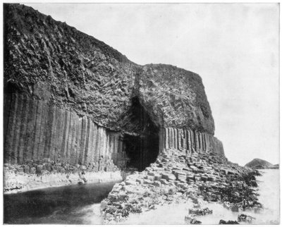 La Grotta di Fingal, Scozia, fine XIX secolo da John L. Stoddard