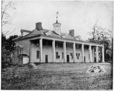 Casa di George Washington, Mount Vernon, Virginia, fine XIX secolo da John L. Stoddard