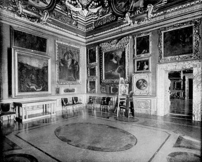 Sala di Saturno, Palazzo Pitti, Firenze, Italia, 1893 da John L. Stoddard