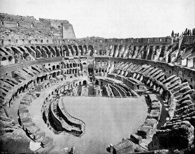 Interno del Colosseo, Roma da John L. Stoddard