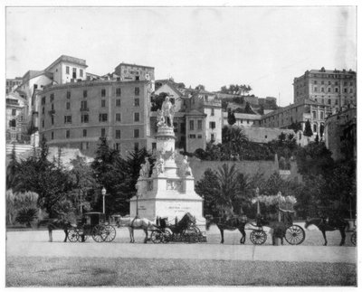 Statua di Colombo, Genova, Italia, fine XIX secolo da John L. Stoddard