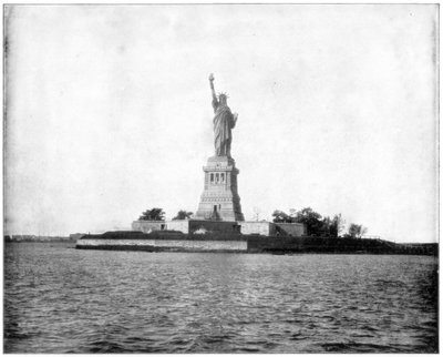Statua della Libertà, Porto di New York, fine XIX secolo da John L. Stoddard