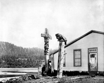 Totem, Alaska, USA, 1893 da John L. Stoddard