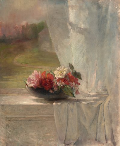 Fiori su un Davanzale da John La Farge