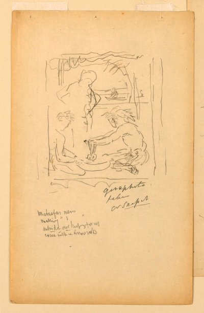 Uomini di Mataafa che lavorano da John La Farge