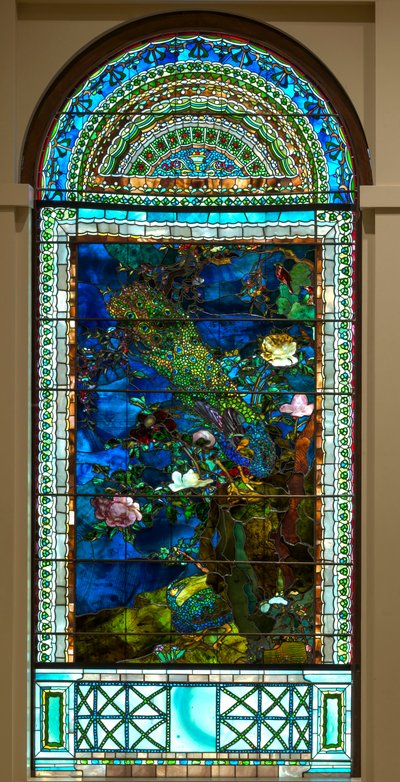 Pavoni e peonie I da John La Farge