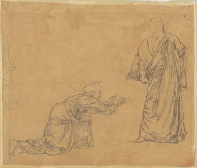Studio per "Cristo che Appare a Maria" da John La Farge