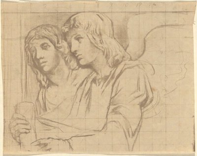 Due Angeli per la Chiesa della Trinità, Boston da John La Farge