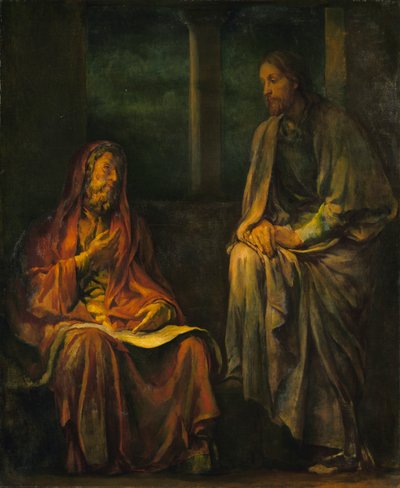 Visita di Nicodemo a Cristo, 1880 da John La Farge