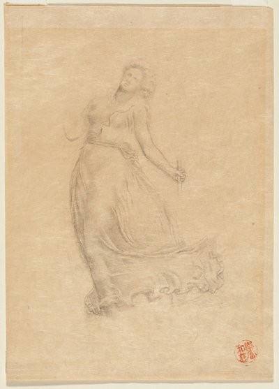 Figura femminile allegorica da John La Farge or Lafarge