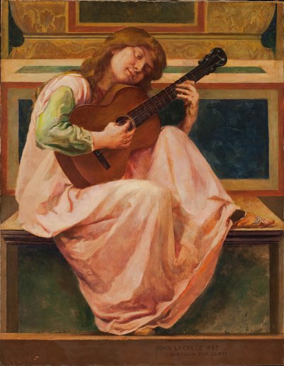Suonatore, 1887 da John La Farge or Lafarge