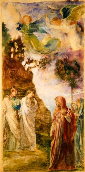 Le tre Marie: Studio per la finestra di Southworth, Chiesa dell