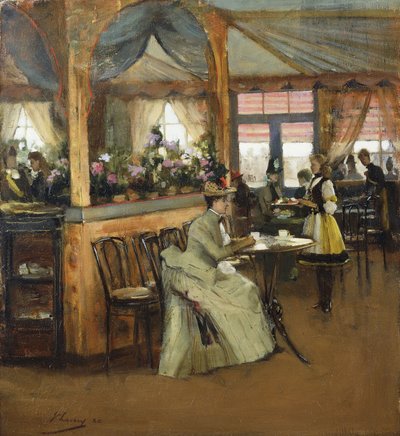Una tazza di cioccolata da John Lavery