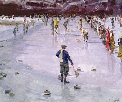 Curling a Wengen da John Lavery