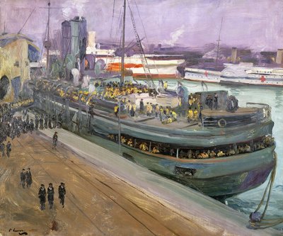 Imbarco dei Marinai, Southampton da John Lavery