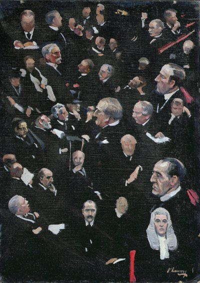 Studi nella Camera dei Lord, Visconte Morley che muove l