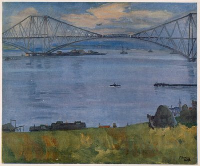 Il ponte di Forth, 1914, da British Artists at the Front, continuazione di The Western Front, 1918 da John Lavery