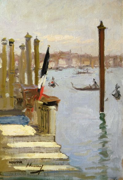 Il Consolato Francese, Canal Grande, Venezia da John Lavery