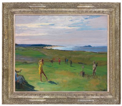 Il campo da golf, North Berwick da John Lavery