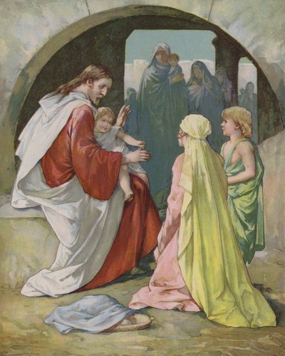 Cristo benedice i bambini da John Lawson