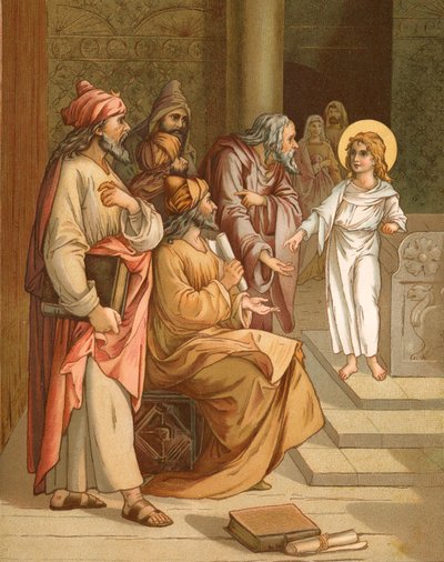 Gesù, da bambino, nel Tempio da John Lawson