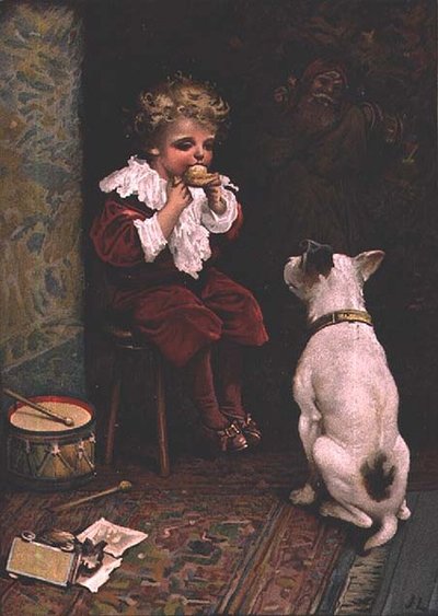 Little Jack Horner, da un libro illustrato di filastrocche per bambini da John Lawson