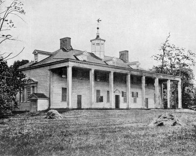 Casa di George Washington a Mount Vernon, Virginia, USA da John Lawson Stoddard