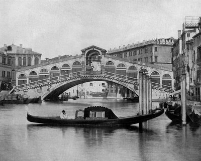 Ponte di Rialto a Venezia da John Lawson Stoddard
