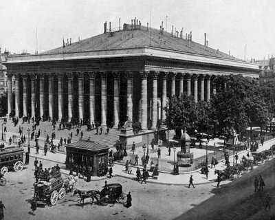 Borsa di Parigi, c. 1900 da John Lawson Stoddard