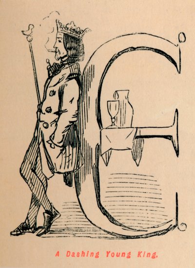 Un giovane re audace, c1860 da John Leech