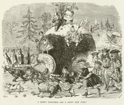 Buon Natale e Felice Anno Nuovo! da John Leech
