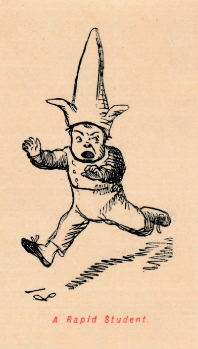 Uno Studente Rapido, c1860 da John Leech