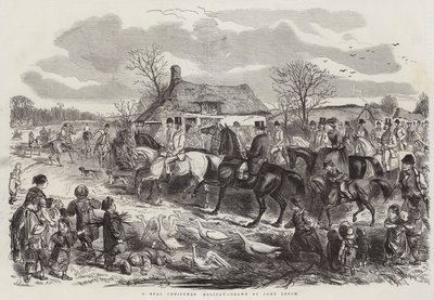 Una vera vacanza di Natale da John Leech